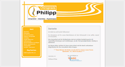 Desktop Screenshot of chiropraxis-philipp.de